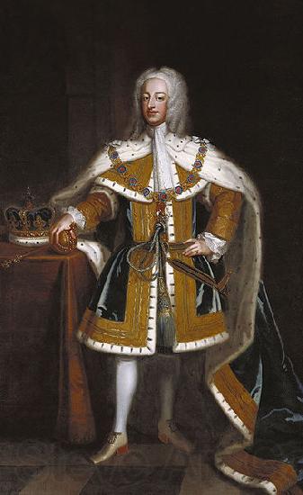 Enoch Seeman Portrait of George II of Great Britain Norge oil painting art